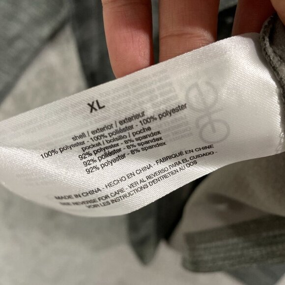 NEW G.H. Bass & Co. Mens XL Mixed Media 1/4 Zip Pullover Gray Sweatshirt - Picture 5 of 7